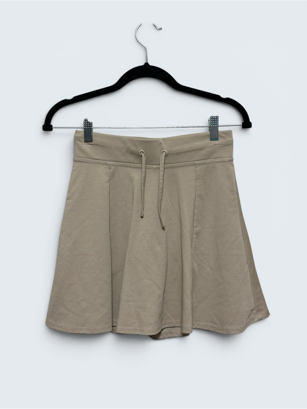 Justice Taupe Circle Skirt with Drawstring Waist